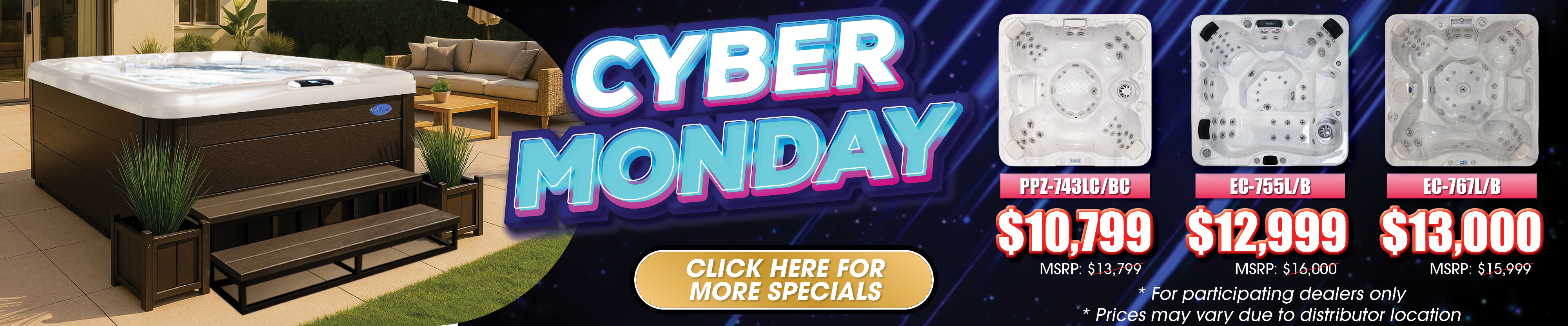 Calspas hot tub being used in a family setting - North Conway