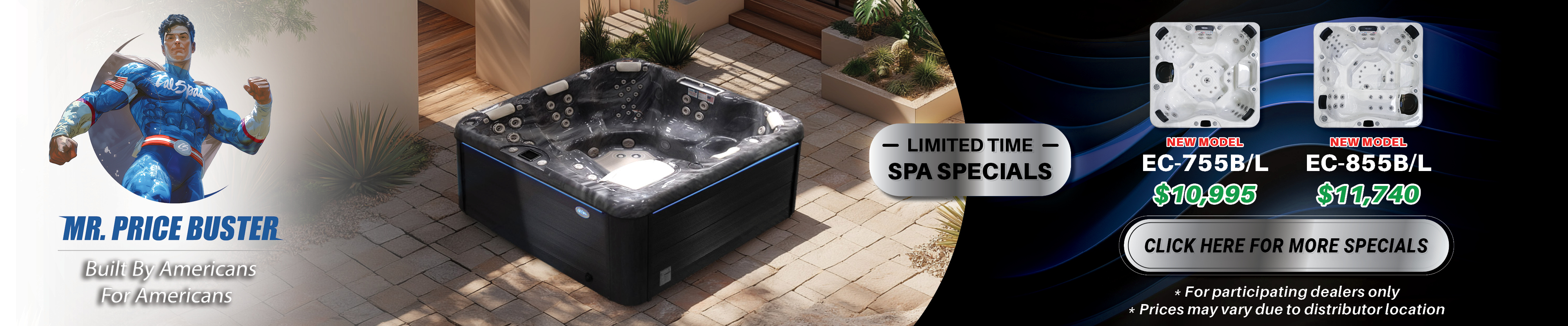 Calspas hot tub being used in a family setting - North Conway